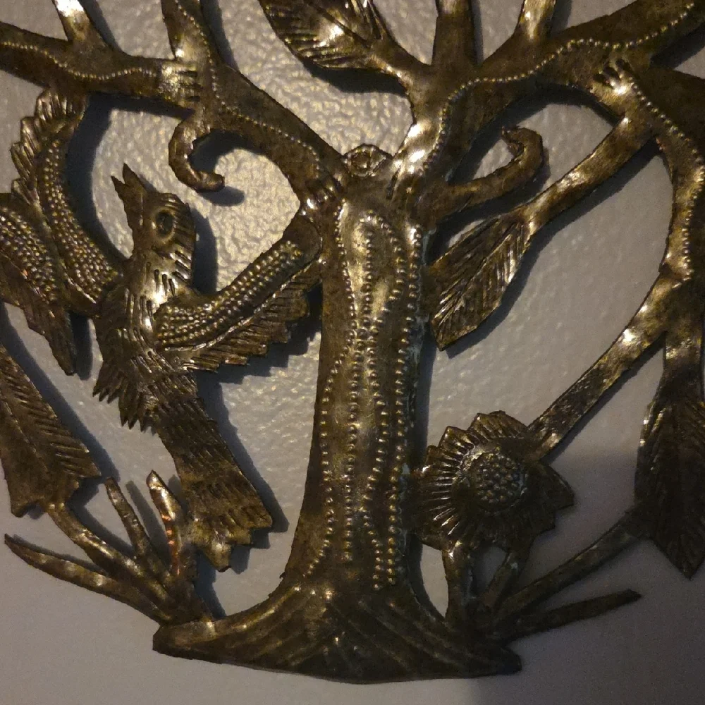 Handmade Tree of Life Metal Wall Art